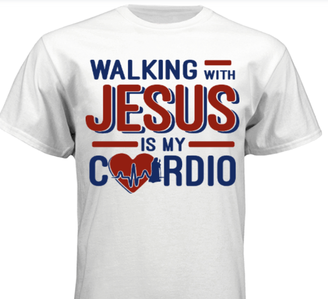 T-Shirt Walking with Jesus