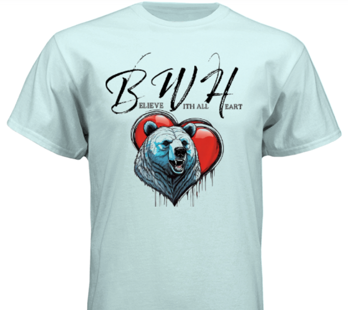 T-Shirt - Believe with all your heart BWH