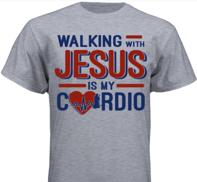 T-Shirt Walking with Jesus